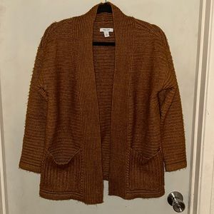 Nine West chunky knit open front cardigan